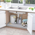 SIKADEER Waterproof Under Sink Mat 22" x 22" Silicone Mat Cabinet Protector - Image 2