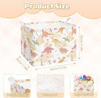 Collapsible Storage Basket Collapsible Fabric Laundry Basket with Handles - Image 3