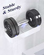 Kitsure Shower Caddy Adhesive, Stylish Shower Organizer, Large, White - Image 4