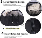 Collapsible Laundry Basket, 90L Tear Proof Mesh Pop-up Hamper - Image 4