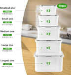 Freshmage Fruit Storage Containers for Fridge with Removable Colander 10 - Image 2