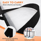 HomeHacks Large Moving Bags, Heavy Duty Clear Storage Bags, 10 Pack 125L - Image 4