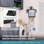 Wall Mount Broom Mop Holder - Image 6