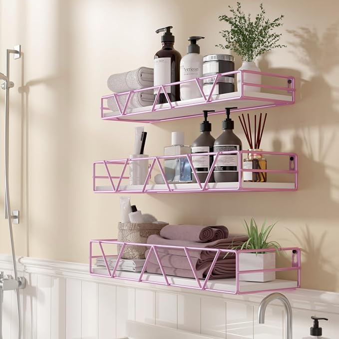 Floating Shelves Set of 3, Wood Wall Shelf, Farmhouse Shelf for Bedroom - Image 5