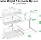 2-Pack 3-Tier Under Sink Organizer, Slide Out Cabinet Storage, Kitchen/Bath - Image 2