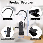 60 Pack Boot Hangers Clips for Closet, Heavy Duty Pants Hangers with Clips - Image 2