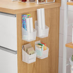 NiHome 4-Pack Cabinet Door Organizer, Adhesive RV Camper Wall Storage Caddy - Image 8