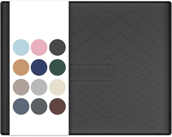 URMONA Under Sink Mat 25 x 22 in, Waterproof Silicone Cabinet Protector by URMONA