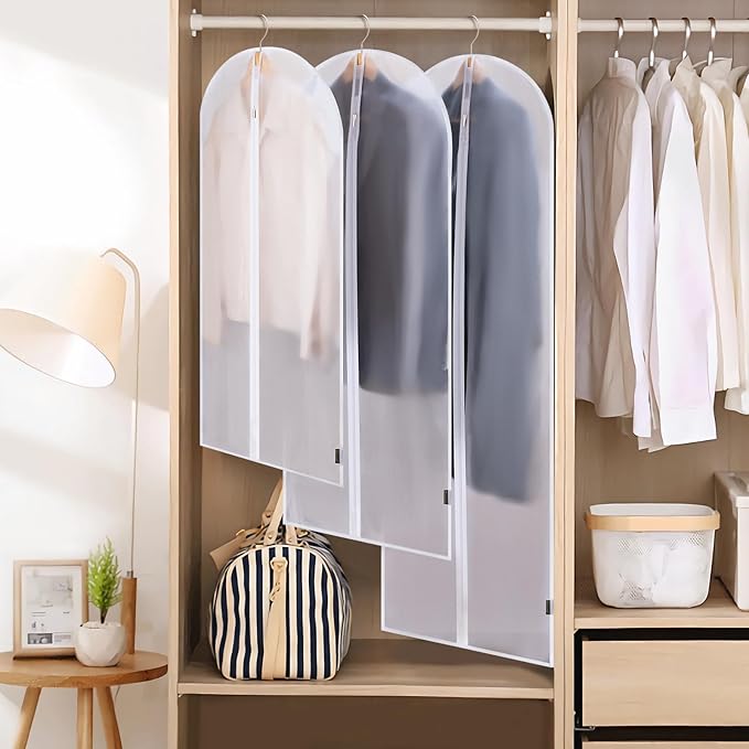 BALEINE 12PK Garment Bags for Hanging Clothes, 40" Suit Bag for Closet - Image 5