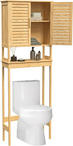 SONGMICS Bamboo Over The Toilet Storage Cabinet, Adjustable Inside Shelf by Unknown