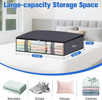 TasticTotes 8 Pack Under Bed Storage Containers, 60L Blanket Storage Bags - Image 2