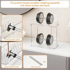 Yieach 3 Pack 13.8″ Deep 2 Tier Under Sink Storage Organizer,Large Pull Out Bathroom Organizers and Storage,Slide Out Acrylic Undersink Storage Shelf,Kitchen Under Sink Organizer for Cleaning Products - Image 5