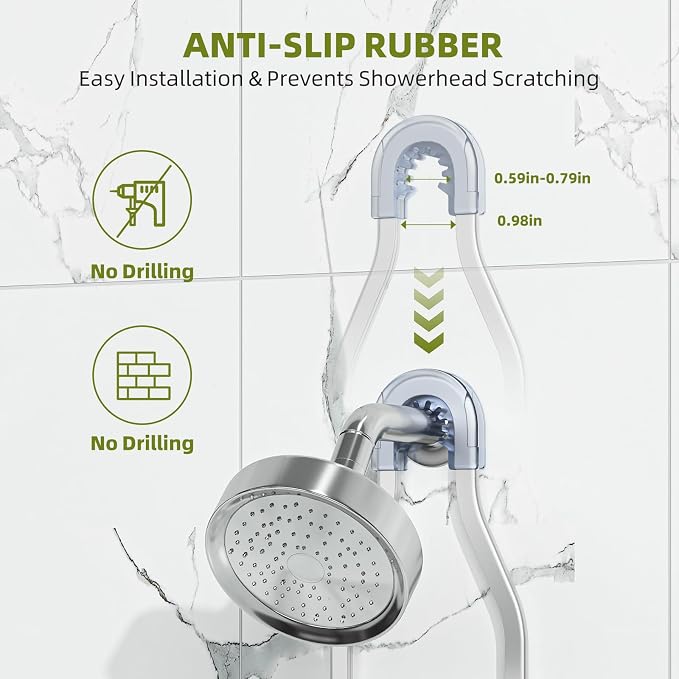 Simple Trending Shower Caddy Hanging, Shower Organizer with Large Capacity - Image 4