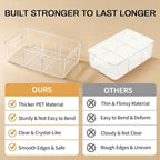 Mpotmiy 10-Pack Pantry Organizers and Storage, Clear Fridge Organizer Bins - Image 9
