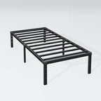 Hafenpo 12 Inch Twin Bed Frame, Under Bed Storage, Black - Image 9
