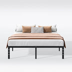 Hafenpo 12 Inch Full Bed Frame, Under Bed Storage, Black - Image 8
