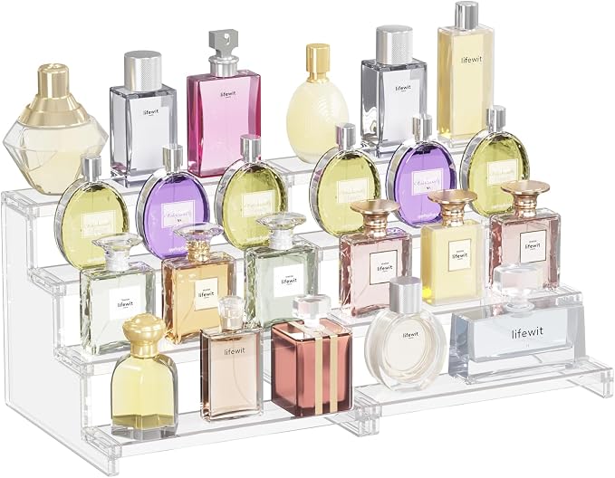 Lifewit Perfume Organizer, Cologne Stand Tool-Free Assembly, 9", 2 Pcs by Lifewit