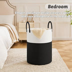 Artfeel Laundry Basket,Woven Cotton Rope Laundry Hamper,80L for Decorative Storage of Dirty Clothes,Toys and Blankets in Bathroom,Baby Room and Living Room - Image 4