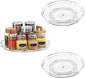 LAMU 3 Pack 9'' Lazy Susan Organizer Turntable for Cabinet, Pantry Organizers and Storage, Rotating Condiment Organizer for Kitchen, Table Top, Fridge, Countertop, Spice Organization by YourHome-OrganizationHelper