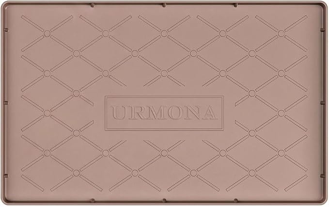 URMONA Under Sink Mat 16 x 10 in, Waterproof Silicone Cabinet Protector by URMONA