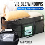 TAILI 1 Pack 69 Gallon Extra Large Storage Bags with Visible Window,Black - Image 4