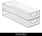 iDesign Slim Extra Long Clear Storage Bin - Image 5
