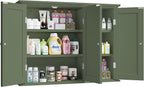 ChooChoo Laundry Cabinet with 3 Doors and Adjustable Shelves - Image 8