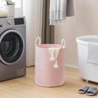 YOUDENOVA Cotton Rope Laundry Hamper Basket, 58L Blanket Basket for Nursery - Image 6