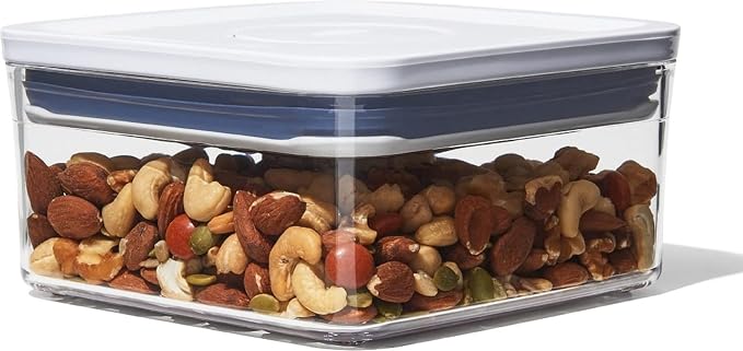 OXO Good Grips POP Container - Airtight Food Storage - Big Square Mini 1.1 Qt Ideal for tea bags, baking supplies, nuts or snacks by Unknown