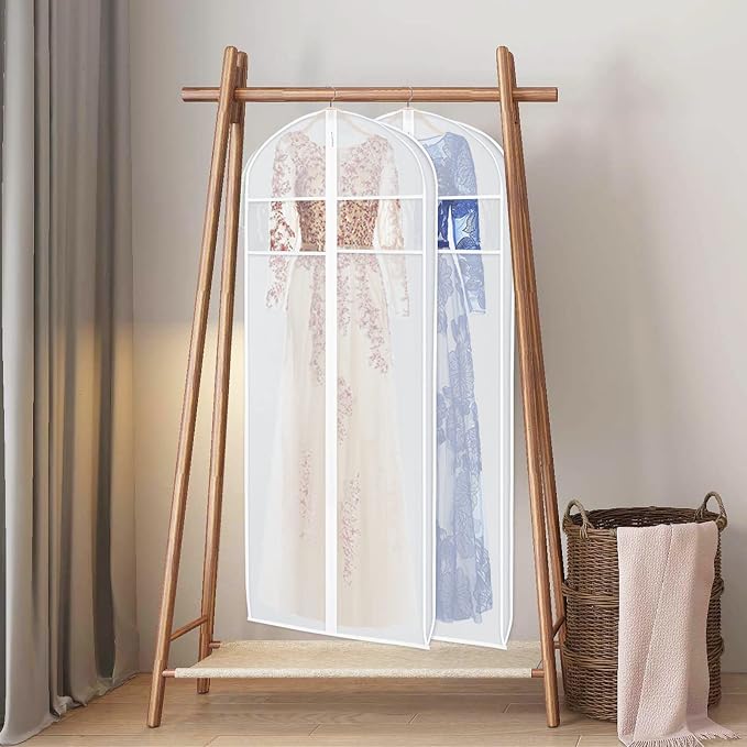 Zilink Dress Garment Bag for Storage Dress Cover Bag for Long Dresses 72 in - Image 7