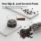 Razborci 3PCS Bathroom Sink Vanity Trays, Quick Stone Drying Mat Dish Soap Dispenser Sponge Holder for Kitchen Counter, Diatomaceous Earth Water Absorbing Caddy Organizer, Beige - Image 5