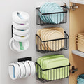 NiHome 5PC Cabinet Door Lid Organizer, Metal Basket for Tumbler Tupperware by NiHome