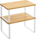 SONGMICS Cabinet Organizer Shelf, Set of 2 Spice Rack, Kitchen Storage by Unknown