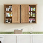 ChooChoo Bathroom Wall Cabinet with 2 Doors, Over The Toilet - Image 6