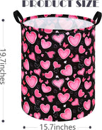 MAIZMZ Girls Storage Basket Kids Hamper Storage Bins Organizer Toy Box Large Canvas Waterproof Laundry Basket for Home/Dorm/Kitchen/Pet/Office/Closet/Shelf/Gift Baskets - Image 2