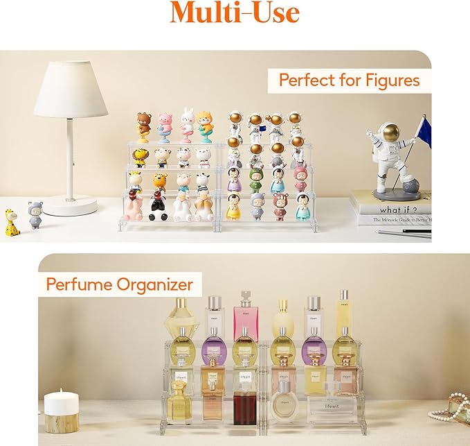 Lifewit Perfume Organizer, Cologne Stand Tool-Free Assembly, 9", 2 Pcs - Image 4