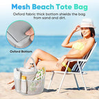 EUDELE 2 Pack Mesh Shower Caddy Portable for College Dorm Room Essentials, Shower Caddy Dorm with 9-Pocket Large Capacity,Shower Bag for Beach,Swimming,Gym All Black+All Grey - Image 6