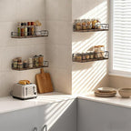 Floating Shelves Set of 4, Wood Wall Shelf, Farmhouse Shelf for Bedroom - Image 4