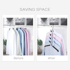 DOIOWN Blouse & Shirt Hangers - Non Slip Space Saving Stainless Steel Closet Organizer (4) - Image 5