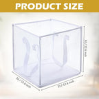 Zopeal 6 Pack Collapsible Mesh Laundry Basket, White, Single-layer - Image 2