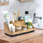 GFWARE Bathroom Organizers and Storage - Detachable 7 Slots Kids Electric Toothbrush and Toothpaste Holde Drainage for Bathroom Accessories Organization Counter Vanity Storage - Image 6
