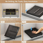 Fokyfok Pull out Cabinet Organizer,11"-16"W,17"-24"D,Expandable,Adhesive - Image 6