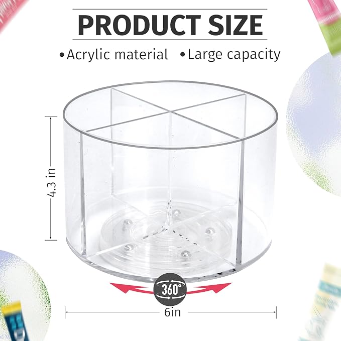 Drink Packet Organizer for Powdered Drink Mix,Powder Packet,Water Packet,Water Flavor Packet,Lazy Susan 360° Turntable Organizer for Drink Mix Necessities - Image 3