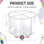 Drink Packet Organizer for Powdered Drink Mix,Powder Packet,Water Packet,Water Flavor Packet,Lazy Susan 360° Turntable Organizer for Drink Mix Necessities - Image 3