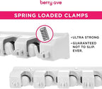 EXTRA GRIP Mop & Broom Holder Wall Mount - Wall Hanging Garden Tool & Utility Closet Organizer, Mop & Broom Hook, Broom Hanger Wall Mount, Mop Broom Organizer, Wall Mounted Broom Rack Storage (2 Pack) - Image 4