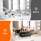 Lifewit Hair Tool Organizer Dryer Holder Countertop with 3 Cups, Black - Image 9