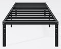 Hafenpo 14 Inch Twin Bed Frame, Under Bed Storage, Black by Hafenpo