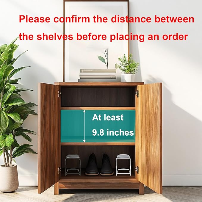 CiBiZi Shoe Slots Organizer 20Pack Metal Shoe Stackers for a Pair of Shoes Display Shelf Shoe Holder Shoe Storage Closet Organizers Shoe Space Saver Organizador de Zapatos White - Image 4