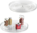 iDesign 14.5-Inch Lazy Susan Organizer, 2-Pack, Clear by iDesign