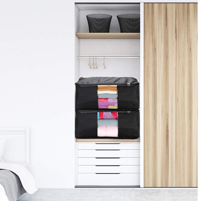 Clothing Pillow Beddings Blankets Organizer Storage Containers With Zippers,Breathable and Moistureproof. - Image 6